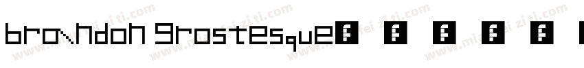 brandon grostesque字体转换